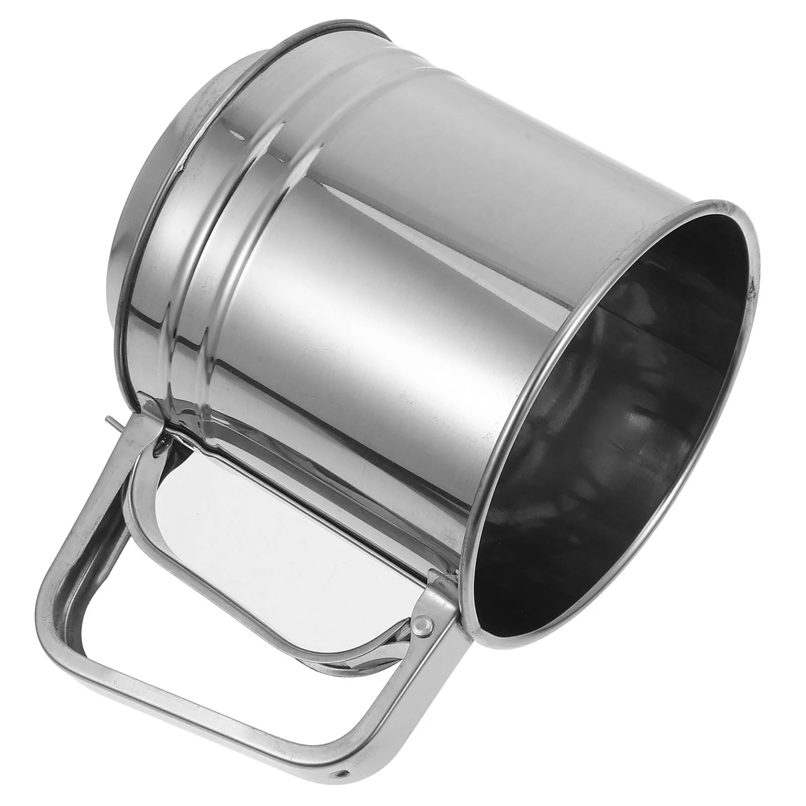 Flour Sieve Stainless Steel Mesh Strainer Handheld Crank Sifter Powder Sugar Shaker Cake Baking Tools Food Dispenser
Flour Sieve Stainless Steel Mesh Strainer Handheld Crank Sifter Powder Sugar Shaker Cake Baking Tools Food Dispenser