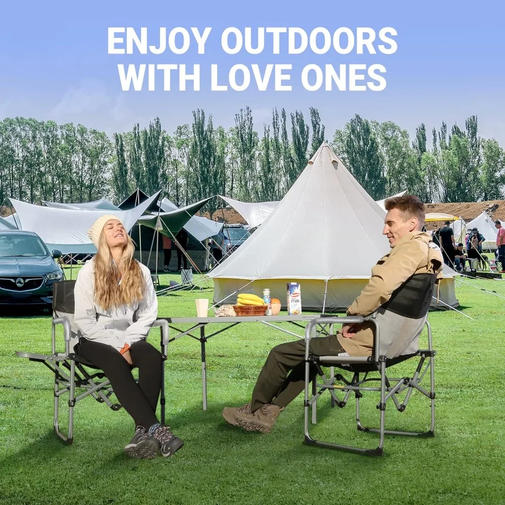 Folding Camping Chair Portable Lawn Chairs With Side Table Breathable Mesh Back Compact Style For Outdoor Sports Nature Hike
Folding Camping Chair Portable Lawn Chairs With Side Table Breathable Mesh Back Compact Style For Outdoor Sports Nature Hike