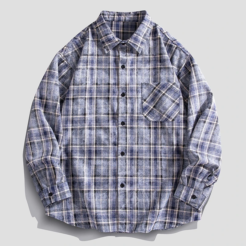 Brand For 2025 Spring Autumn Long Sleeves New Flannel Korea Style Oversize 3XL Shirt For Men's Plaid Harajuku Clothing
Brand For 2025 Spring Autumn Long Sleeves New Flannel Korea Style Oversize 3XL Shirt For Men's Plaid Harajuku Clothing