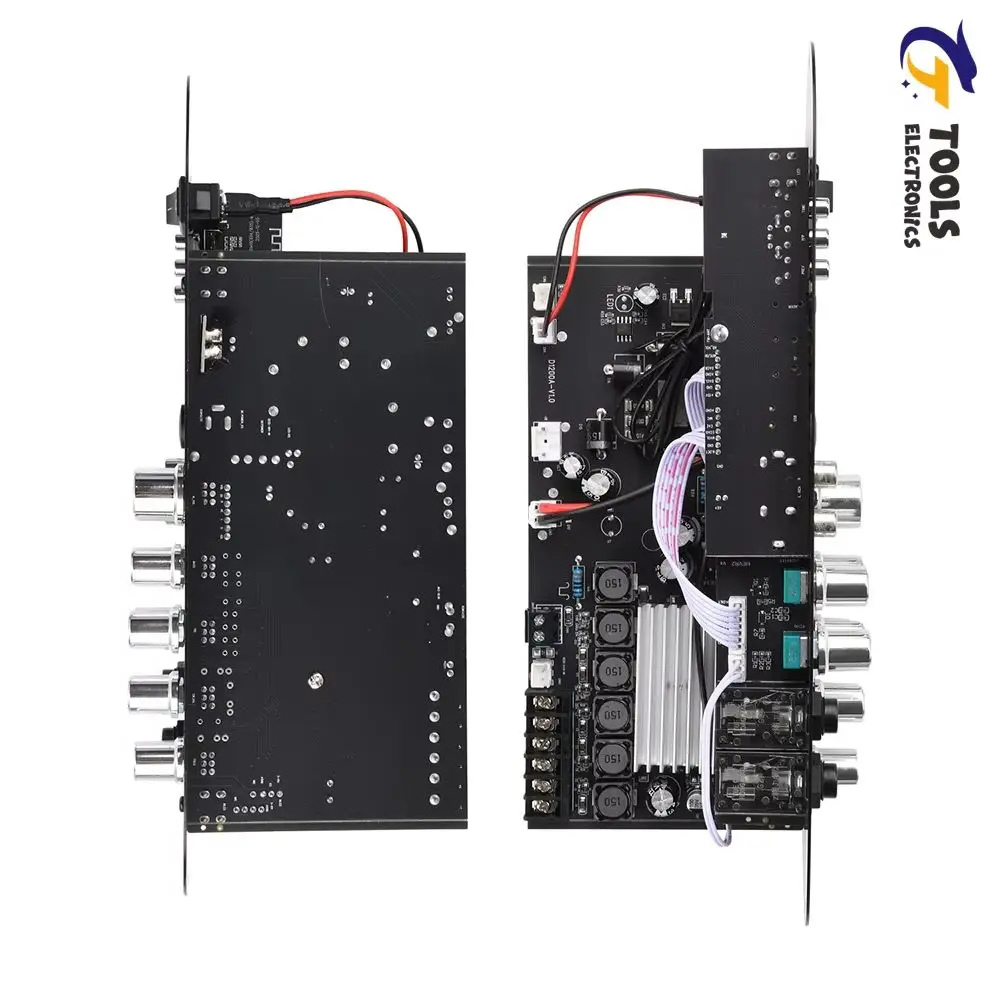 Плата усилителя Bluetooth D1000 2.1-канальная 50Вт+50Вт+100Вт с цифровым процессором DSP для домашней караоке-системы, совместимая с DC 15-18В
Плата усилителя Bluetooth D1000 2.1-канальная 50Вт+50Вт+100Вт с цифровым процессором DSP для домашней караоке-системы, совместимая с DC 15-18В