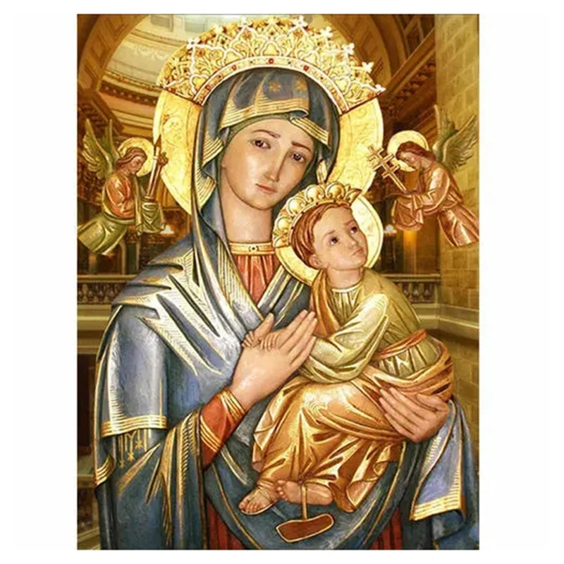 DIY Diamond Painting Diamond Embroidery Round Resin Diamond Cross Stitch Home Wall Decor 30X40cm,Virgin And Child
DIY Diamond Painting Diamond Embroidery Round Resin Diamond Cross Stitch Home Wall Decor 30X40cm,Virgin And Child