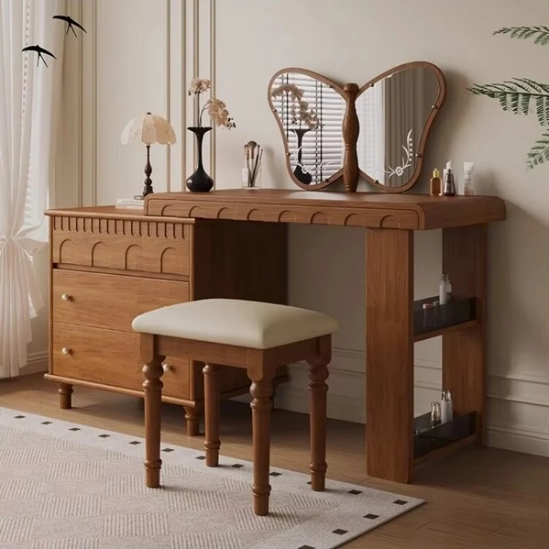Dressing mirror with table, long mirror dresser, dresser, black French dresser, wooden dresser
Dressing mirror with table, long mirror dresser, dresser, black French dresser, wooden dresser