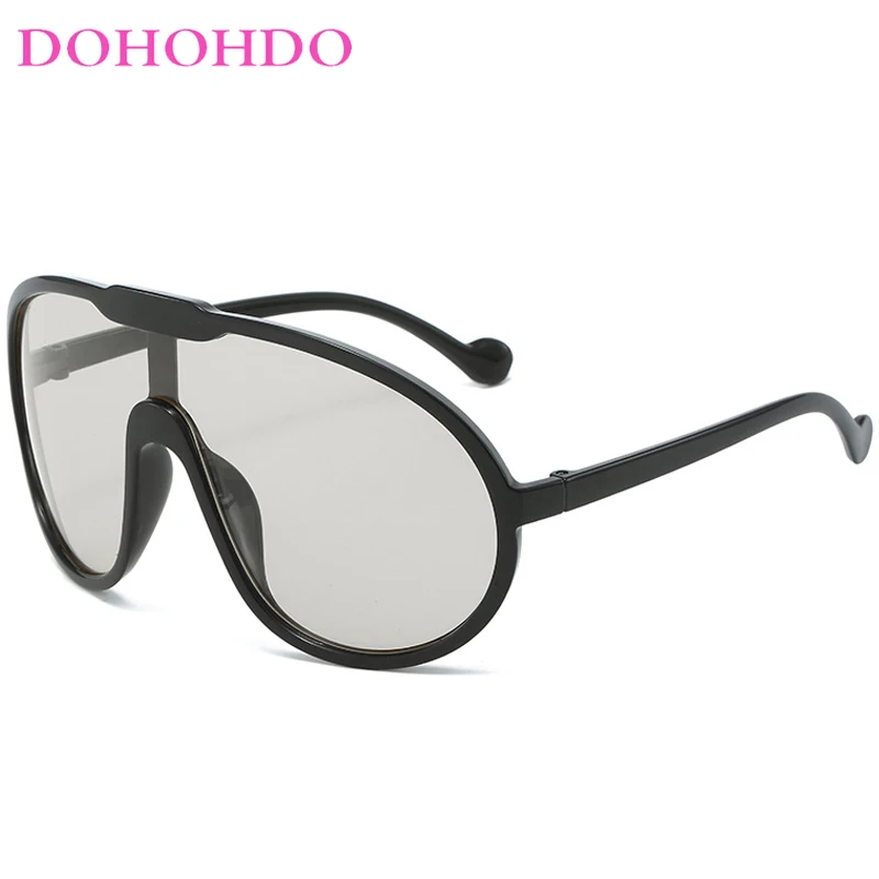 DOHOHDO Vintage Large Frame Toad Sunglasses Women Luxury Brand Oversized Pilot Sun Glasses Men Trendy One Piece Windproof Shades
DOHOHDO Vintage Large Frame Toad Sunglasses Women Luxury Brand Oversized Pilot Sun Glasses Men Trendy One Piece Windproof Shades