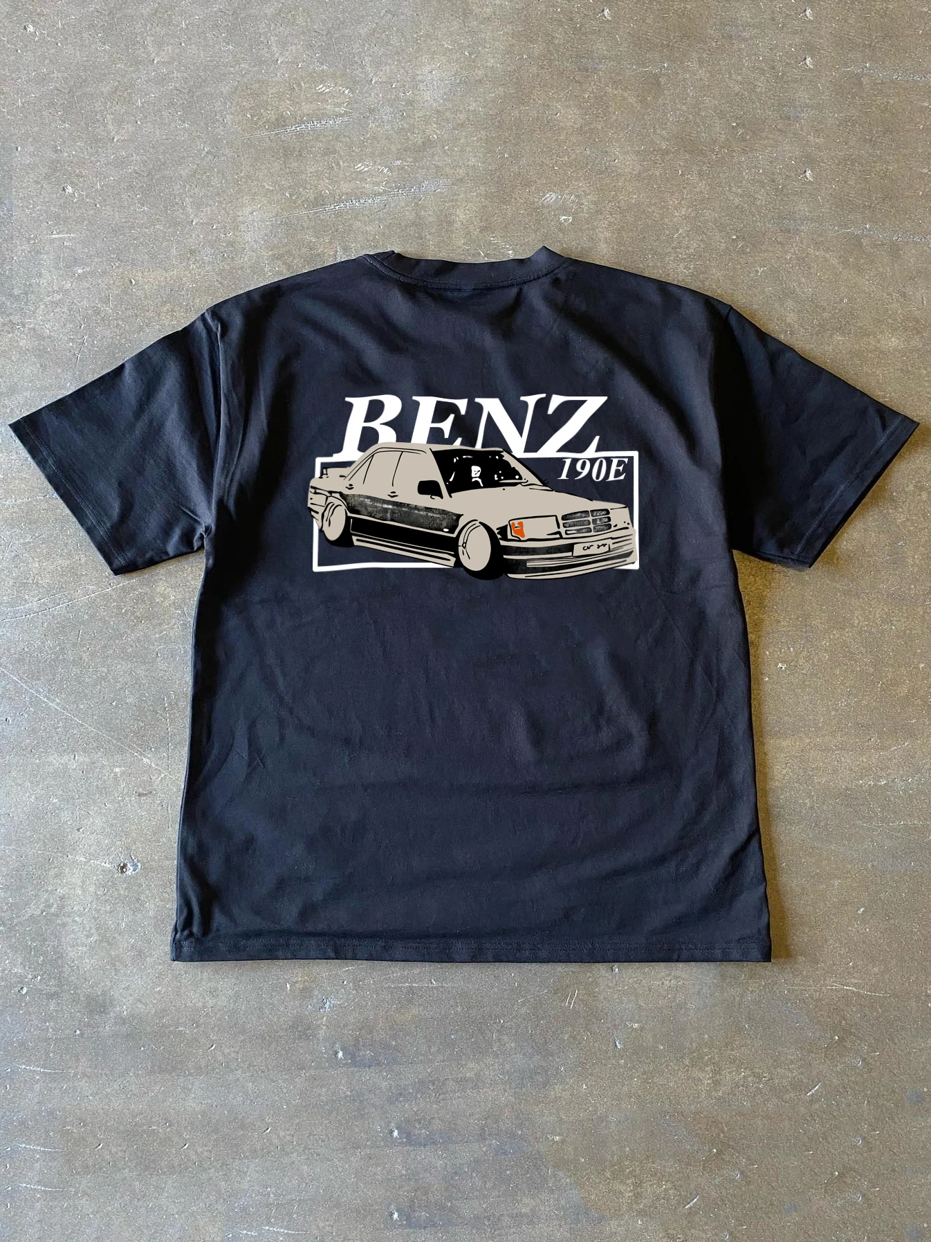 Pure Cotton 260g Heavyweight Short Sleeve T-Shirt Unisex Loose Fit Hong Kong Style Car190E Couple's Tee Casual Versatile Top
Pure Cotton 260g Heavyweight Short Sleeve T-Shirt Unisex Loose Fit Hong Kong Style Car190E Couple's Tee Casual Versatile Top
