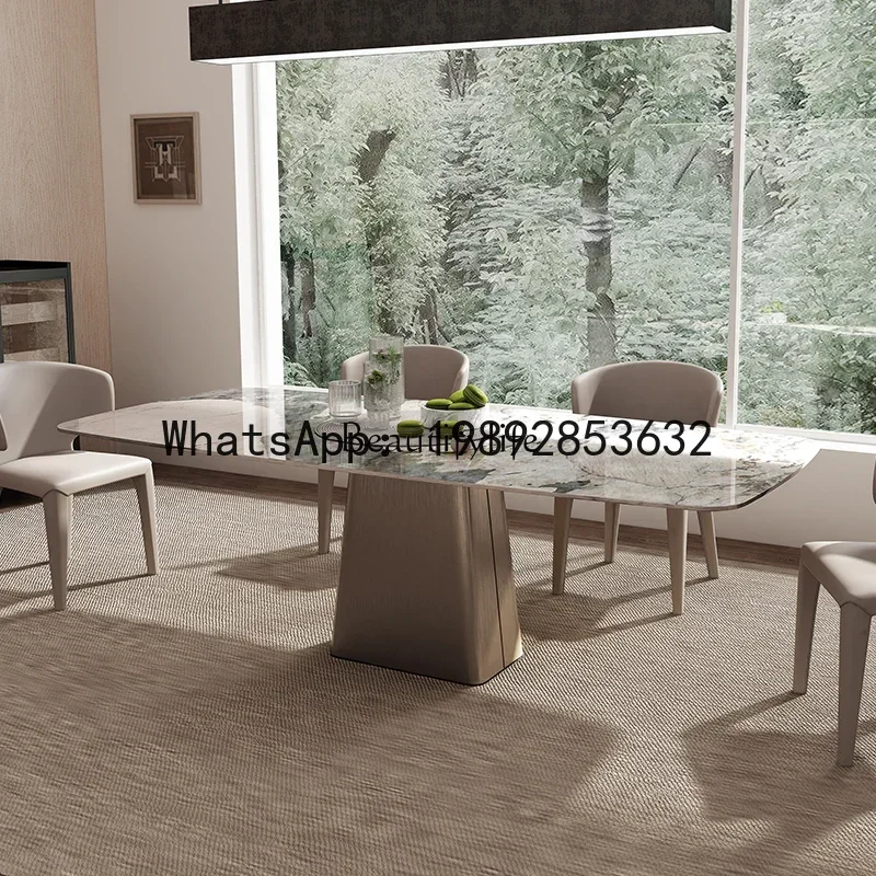 Dining Table Simple Modern Light Luxury Rectangular Glossy Dining Table
Dining Table Simple Modern Light Luxury Rectangular Glossy Dining Table