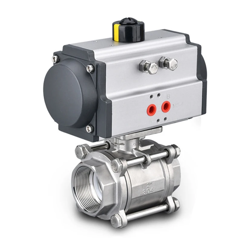 Q611FPPLH Customizable OEM 2 Inch Stainless Steel 304 Pneumatic Ball Valve Three-Piece Design for Gas Media
Q611FPPLH Customizable OEM 2 Inch Stainless Steel 304 Pneumatic Ball Valve Three-Piece Design for Gas Media