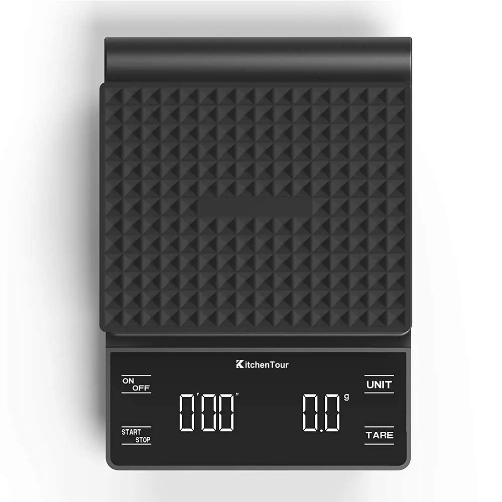 KitchenTour Coffee Scale 3kg/0.1g with Timer & Back-Lit LCD (Batteries Included)
KitchenTour Coffee Scale 3kg/0.1g with Timer & Back-Lit LCD (Batteries Included)