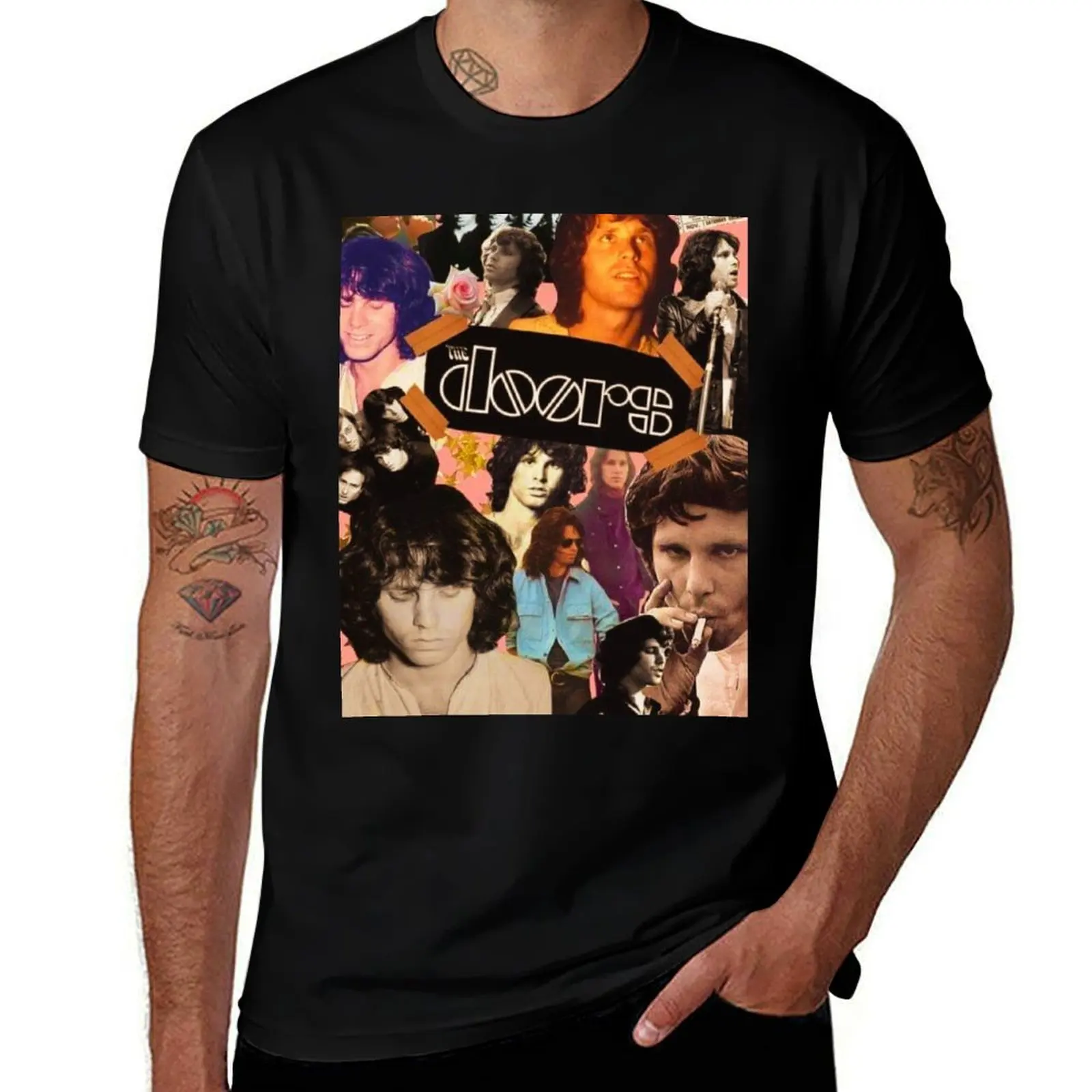 Trippy Jim Morrison Collage The Doors TheAmericanPoet T-Shirt customs for a boy summer top plain t shirts men
Trippy Jim Morrison Collage The Doors TheAmericanPoet T-Shirt customs for a boy summer top plain t shirts men