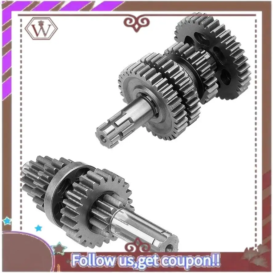 A57E-Main Counter Shaft With Reverse (3 Forward Plus 1 Reverse Gear) For 110-125CC ATV Dirt Bike ATV Horizontal Engine Parts
A57E-Main Counter Shaft With Reverse (3 Forward Plus 1 Reverse Gear) For 110-125CC ATV Dirt Bike ATV Horizontal Engine Parts
