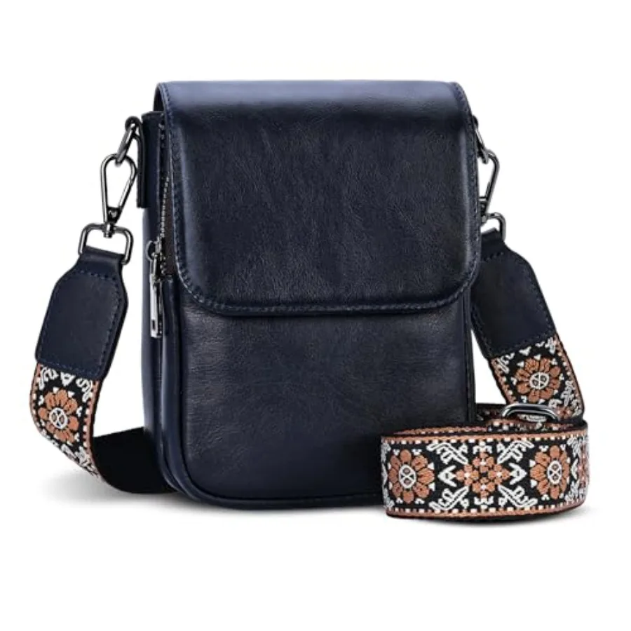 Leather Small Crossbody Bags for Women: RFID Blocking, Anti-Theft Travel Bag in Brown with Wide Straps and Secure Zip Closure
Leather Small Crossbody Bags for Women: RFID Blocking, Anti-Theft Travel Bag in Brown with Wide Straps and Secure Zip Closure