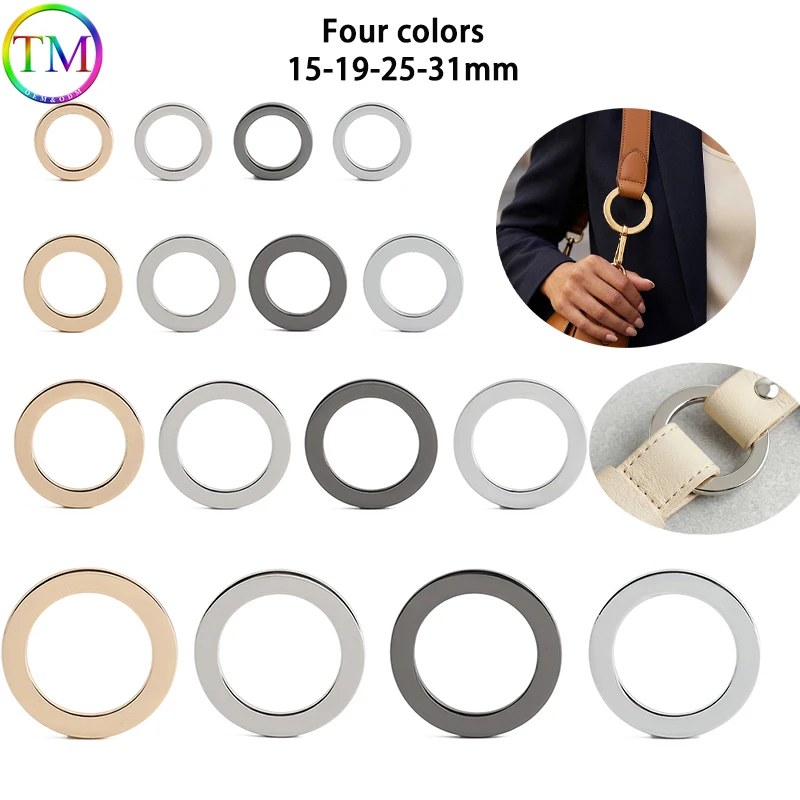 10/30pcs Flat Metal O Ring Buckle 15-31mm Connector Rings for Bag Strap Belt Loop Webbing DIY Hardware Accessories
10/30pcs Flat Metal O Ring Buckle 15-31mm Connector Rings for Bag Strap Belt Loop Webbing DIY Hardware Accessories