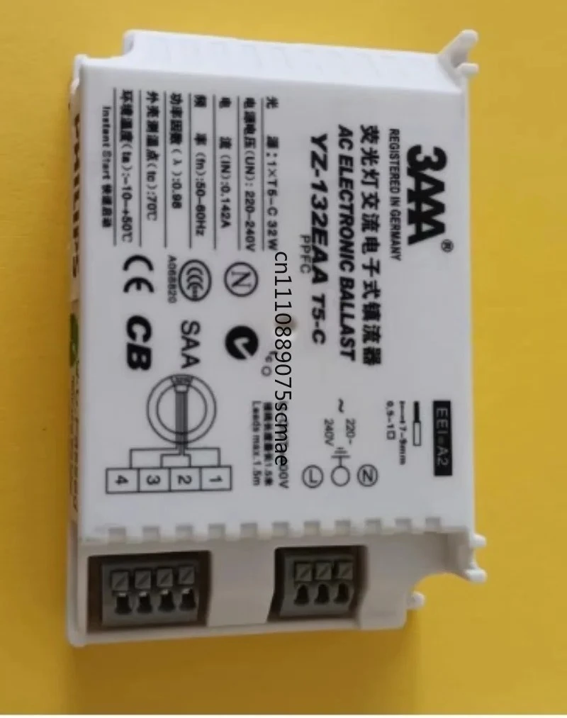Электронный балласт 3AAA YZ-140EAA 40W FC T5-C для люминесцентных ламп T5 Ring Lamp, совместим с 55W
Электронный балласт 3AAA YZ-140EAA 40W FC T5-C для люминесцентных ламп T5 Ring Lamp, совместим с 55W