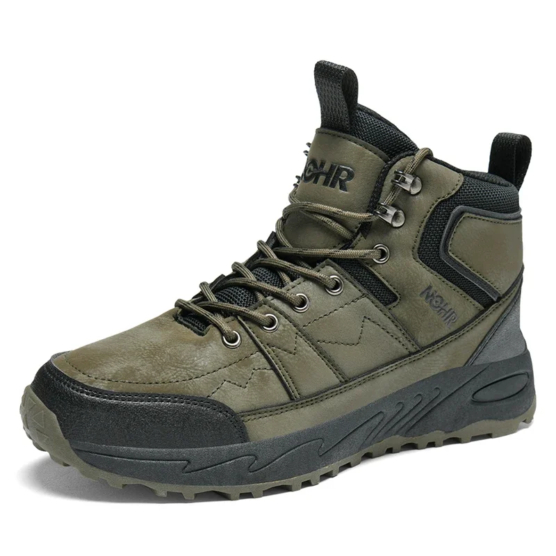 Men Outdoor Boots High Top Hiking Shoes Sneakers Anti-slip Wear-resistant Rubber Sole Climbing Training Shoes Zapatillas Male
Men Outdoor Boots High Top Hiking Shoes Sneakers Anti-slip Wear-resistant Rubber Sole Climbing Training Shoes Zapatillas Male