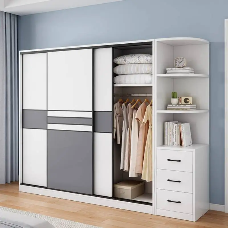 Items Drawer Wardrobes Closet Wooden Tall Style Saving White Wardrobes Storage Space Sliding Guarda Roupas Furniture For Home
Items Drawer Wardrobes Closet Wooden Tall Style Saving White Wardrobes Storage Space Sliding Guarda Roupas Furniture For Home