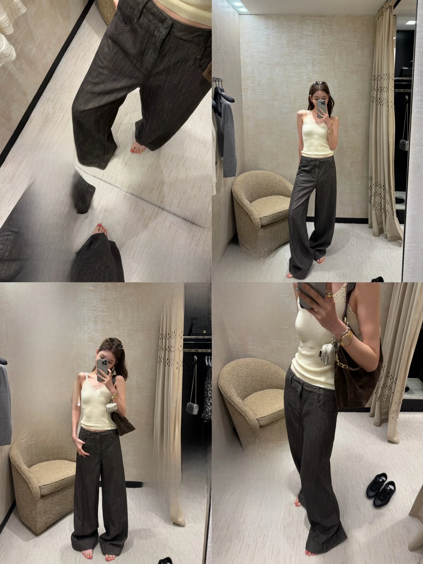 YANGZIFAN Women's Loose Wide Leg Cotton Linen Jeans Full Bamboo Node 3D Texture Straight Cut Casual Trousers Natural Waist
YANGZIFAN Women's Loose Wide Leg Cotton Linen Jeans Full Bamboo Node 3D Texture Straight Cut Casual Trousers Natural Waist