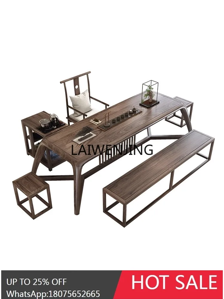 LYN new Chinese tea table and chair combination solid wood zen tea room furniture modern
LYN new Chinese tea table and chair combination solid wood zen tea room furniture modern