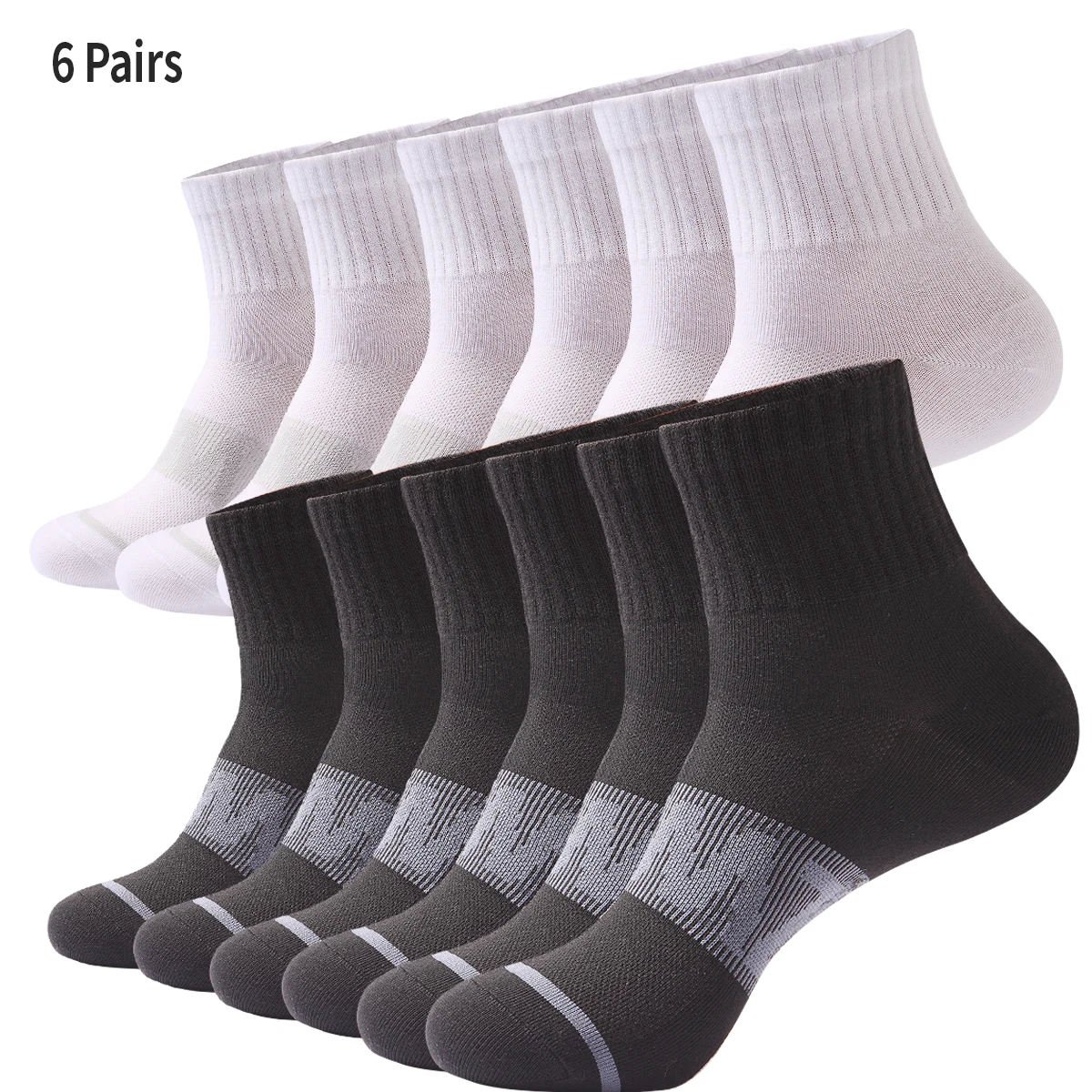 6 Pairs Women Men Ankle Socks Mini Crew Socks Athletic Quarter Above Ankle
6 Pairs Women Men Ankle Socks Mini Crew Socks Athletic Quarter Above Ankle