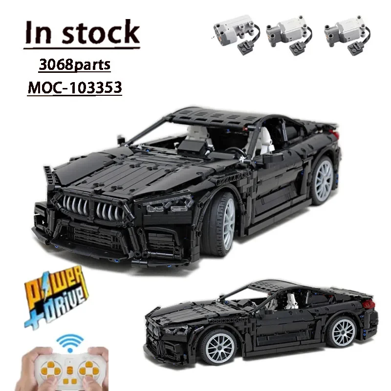 MOC-103353 1:10 RC Super Racing Assembly Splicing Blocks MOC Creative Building Blocks Toy Children's Birthday Christmas Gift
MOC-103353 1:10 RC Super Racing Assembly Splicing Blocks MOC Creative Building Blocks Toy Children's Birthday Christmas Gift
