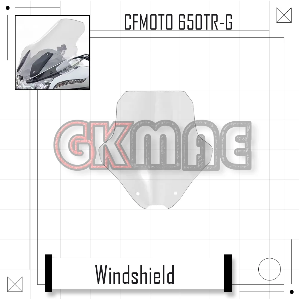 For CFMOTO 650TR-G 650 TR Motorcycle Modified Windshield Fairing Baffle Fit CF650-6A
For CFMOTO 650TR-G 650 TR Motorcycle Modified Windshield Fairing Baffle Fit CF650-6A