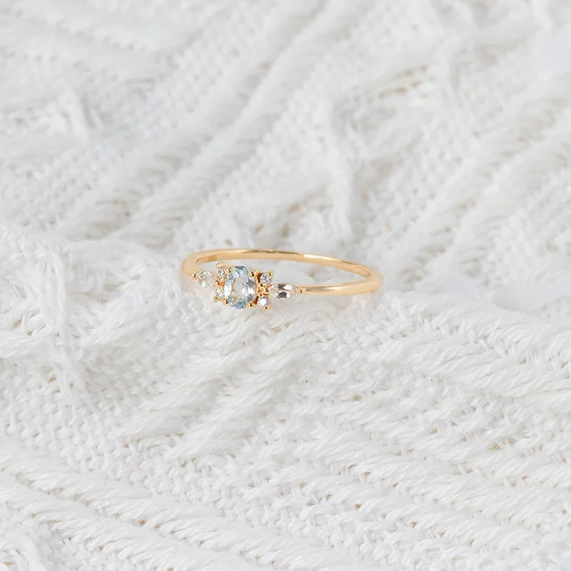 LAMOON Elegant Bijou Wedding Engagement Ring Natrual Sky Blue Topaz Ring For Women 925 Sterling Silver Gold Plated Fine Jewelry
LAMOON Elegant Bijou Wedding Engagement Ring Natrual Sky Blue Topaz Ring For Women 925 Sterling Silver Gold Plated Fine Jewelry