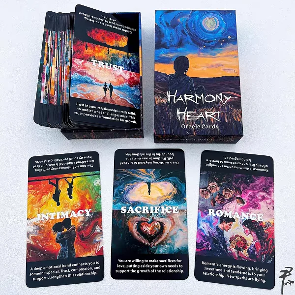 Harmony Heart Oracle Deck: 56 Pcs Intuitive Guidance for Personal Growth, Emotional Healing & Relationship Clarity 12*7cm
Harmony Heart Oracle Deck: 56 Pcs Intuitive Guidance for Personal Growth, Emotional Healing & Relationship Clarity 12*7cm