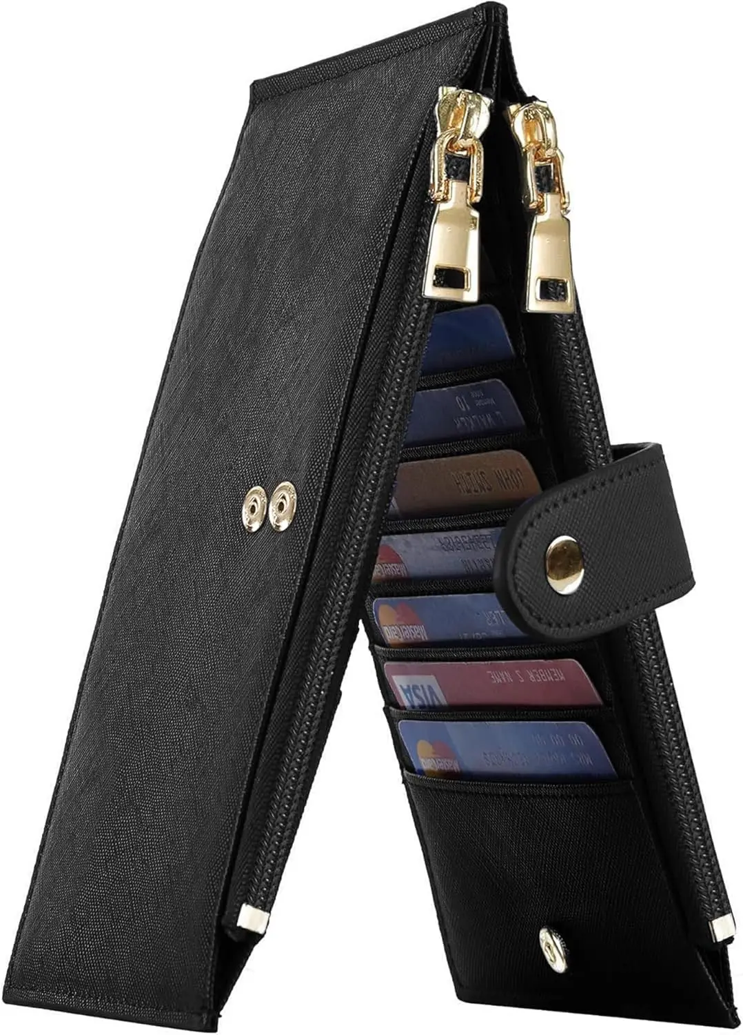 RFID Wallet Women Large Size Bifold Multi Card Wallet Case with Zipper Pocke Credit Card Holder for Women
RFID Wallet Women Large Size Bifold Multi Card Wallet Case with Zipper Pocke Credit Card Holder for Women