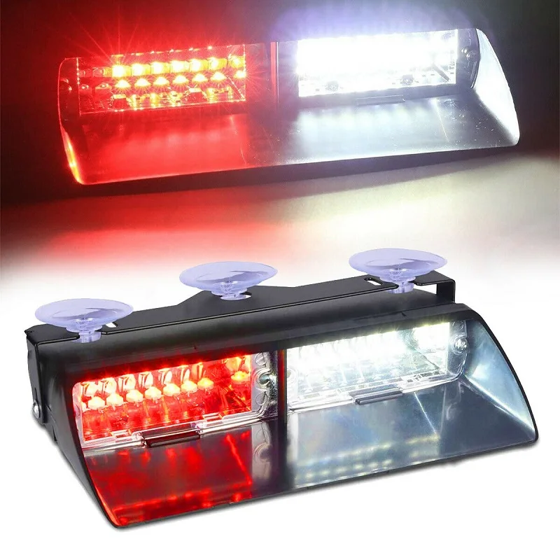 For Car Goods 16 LED 48W Car Auto Truck Emergency Warning Strobe Flash Windshield Warning Light Amber Red Blue Led 12V-24V
For Car Goods 16 LED 48W Car Auto Truck Emergency Warning Strobe Flash Windshield Warning Light Amber Red Blue Led 12V-24V