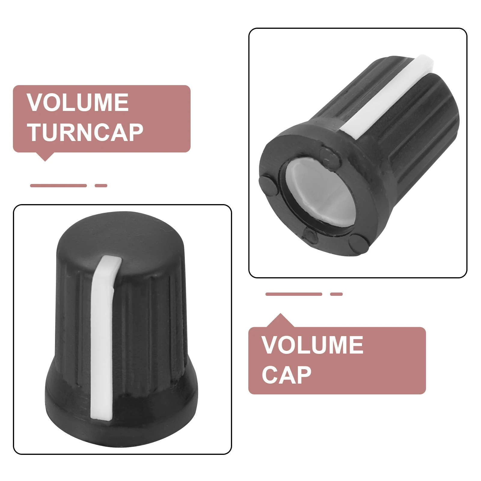 5pcs Black Rubber Knob Caps for Potentiometer Volume Tone Control Sound Parts Accessories Durable Compact Fits Securely Operates
5pcs Black Rubber Knob Caps for Potentiometer Volume Tone Control Sound Parts Accessories Durable Compact Fits Securely Operates