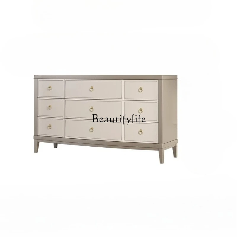 French light luxury solid wood bucket cabinet American modern simple bucket kitchen living room bedroom decoration porch cabinet
French light luxury solid wood bucket cabinet American modern simple bucket kitchen living room bedroom decoration porch cabinet