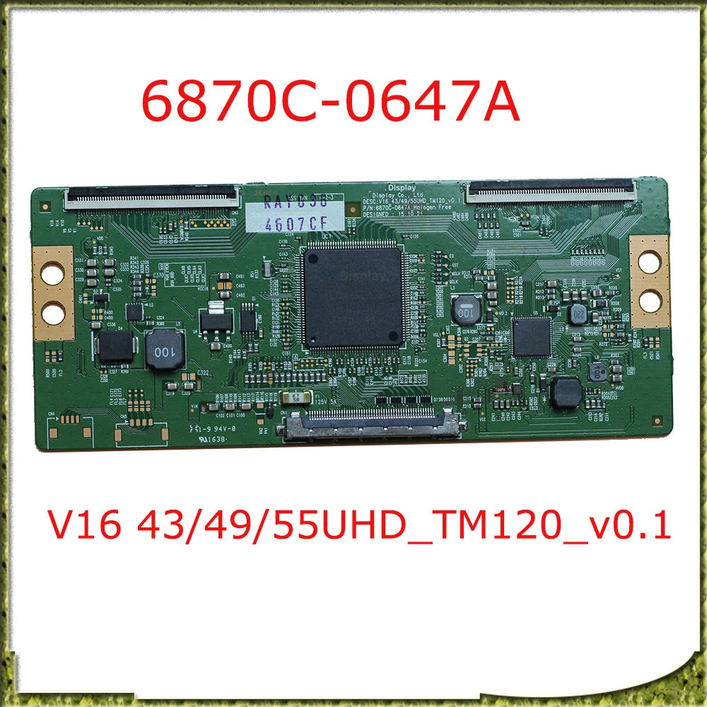T-Con плата 6870C-0647A V16 434955uhd _ tm120 _ Tcon карта 6870C0647A 6870C 0647A логическая плата хорошее тестирование ТВ-карта T-con плата
T-Con плата 6870C-0647A V16 434955uhd _ tm120 _ Tcon карта 6870C0647A 6870C 0647A логическая плата хорошее тестирование ТВ-карта T-con плата