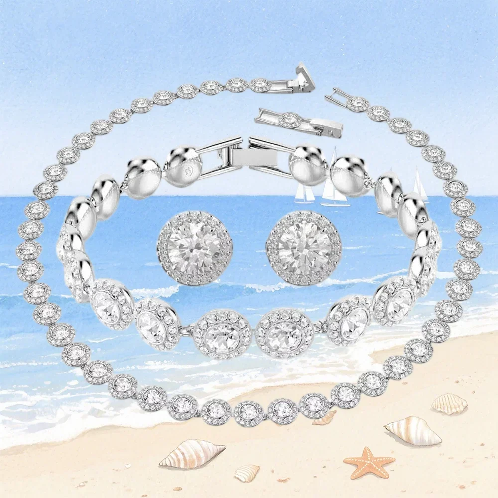 Наборы украшений из драгоценных камней, наборы ожерелья и браслетов, высококачественный дизайн, подходит для подарков
Наборы украшений из драгоценных камней, наборы ожерелья и браслетов, высококачественный дизайн, подходит для подарков