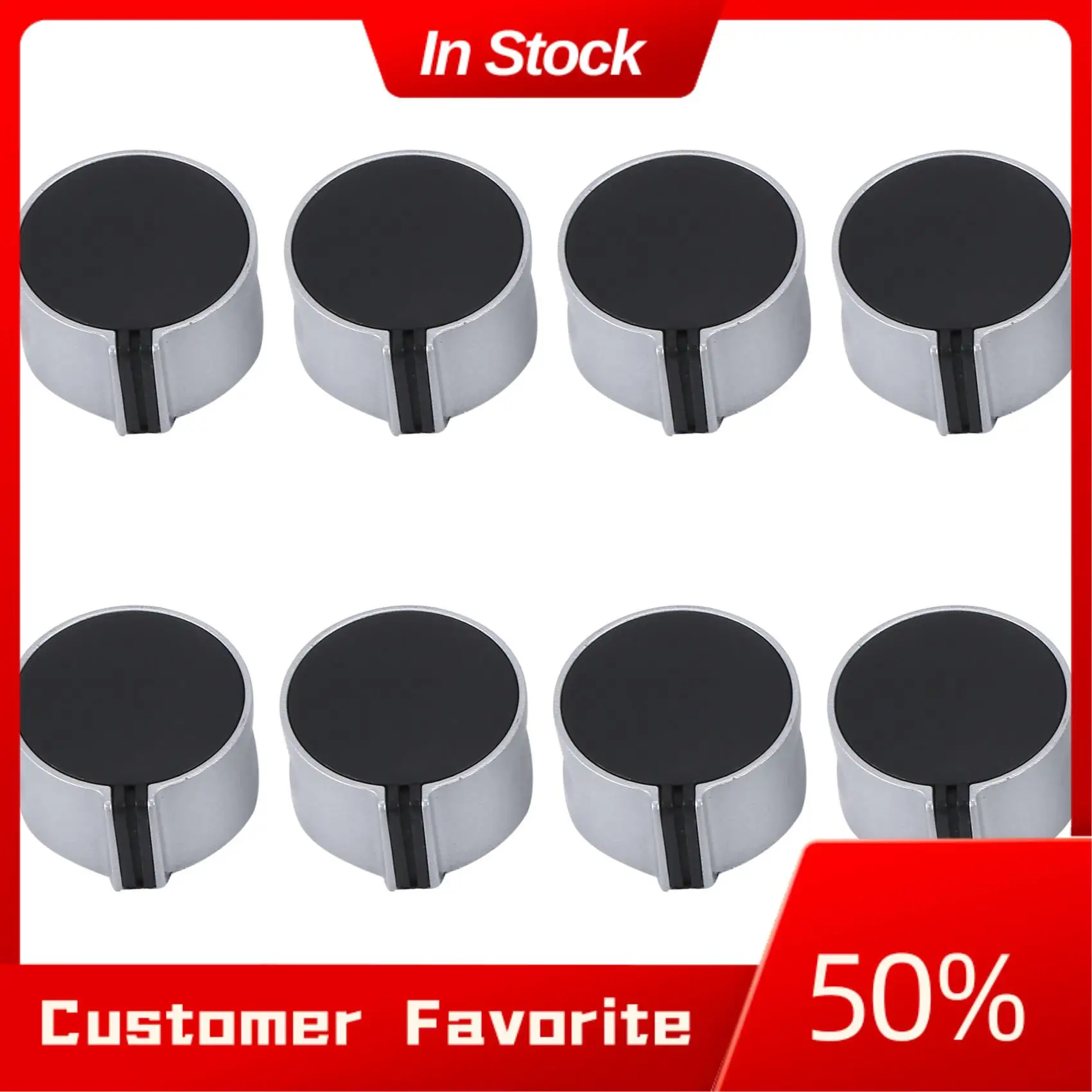 Top Sale 8 PCS Gas Stove Knob,8Mm Cooker Control Switch Range Oven Knobs Cooktop Burner Knob For Kitchen Replacement Accessories
Top Sale 8 PCS Gas Stove Knob,8Mm Cooker Control Switch Range Oven Knobs Cooktop Burner Knob For Kitchen Replacement Accessories