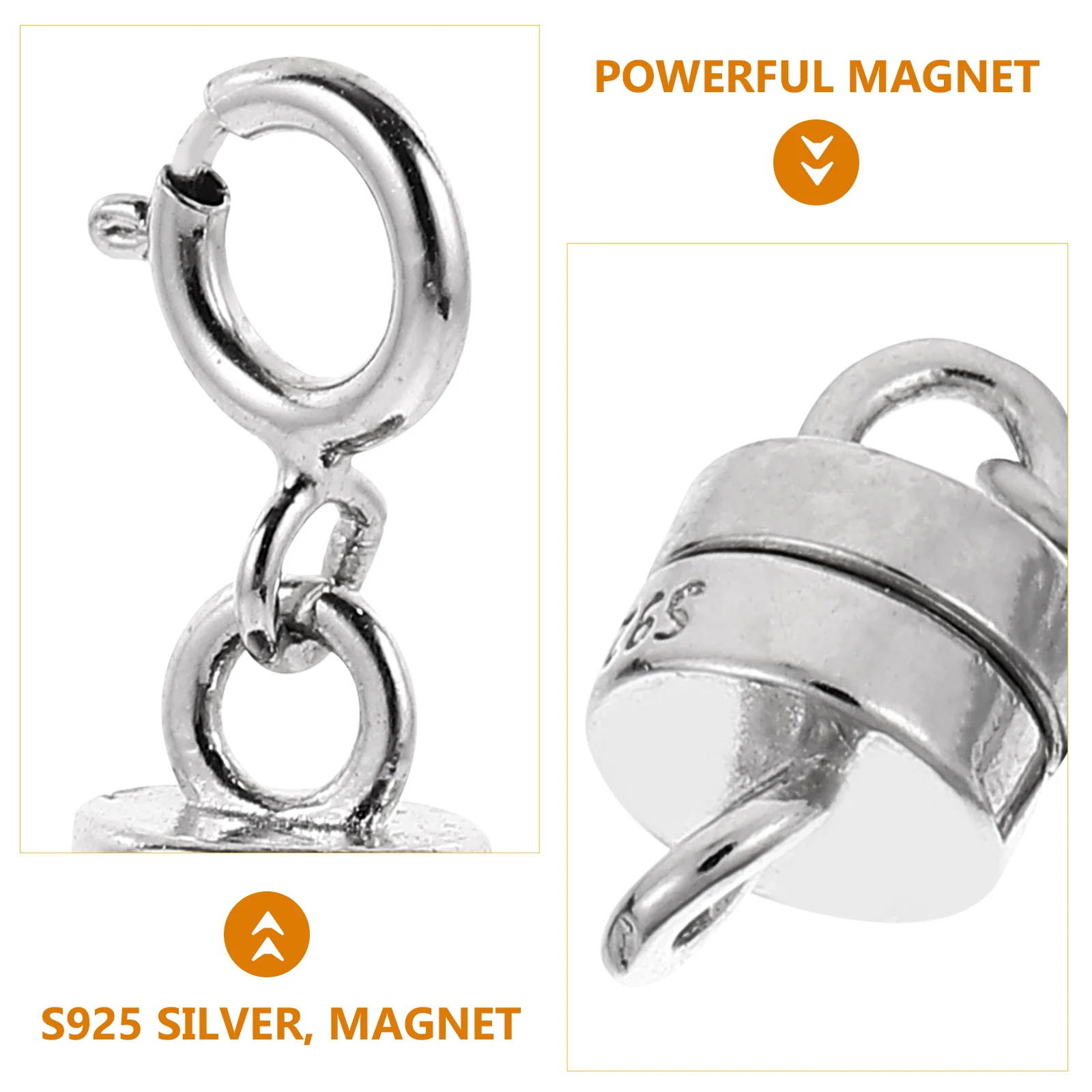 Sterling Silver Gold Plated Magnetic Clasps Extender Chains Jewelry Making Supplies Durable Connector For Women Diy
Sterling Silver Gold Plated Magnetic Clasps Extender Chains Jewelry Making Supplies Durable Connector For Women Diy