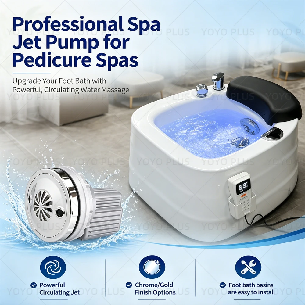 Pedicure Spa Jet Pump Circulating Water Massage Foot Bath Tub Jet Motor Replacement Spa Foot Basin Surfing Water Pump
Pedicure Spa Jet Pump Circulating Water Massage Foot Bath Tub Jet Motor Replacement Spa Foot Basin Surfing Water Pump