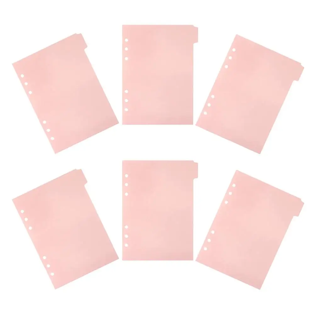 6 Pcs Notebook Partition Dividers Binder Tabs PP Material Lever Arch Files Folder Separators Index Professional Tab
6 Pcs Notebook Partition Dividers Binder Tabs PP Material Lever Arch Files Folder Separators Index Professional Tab