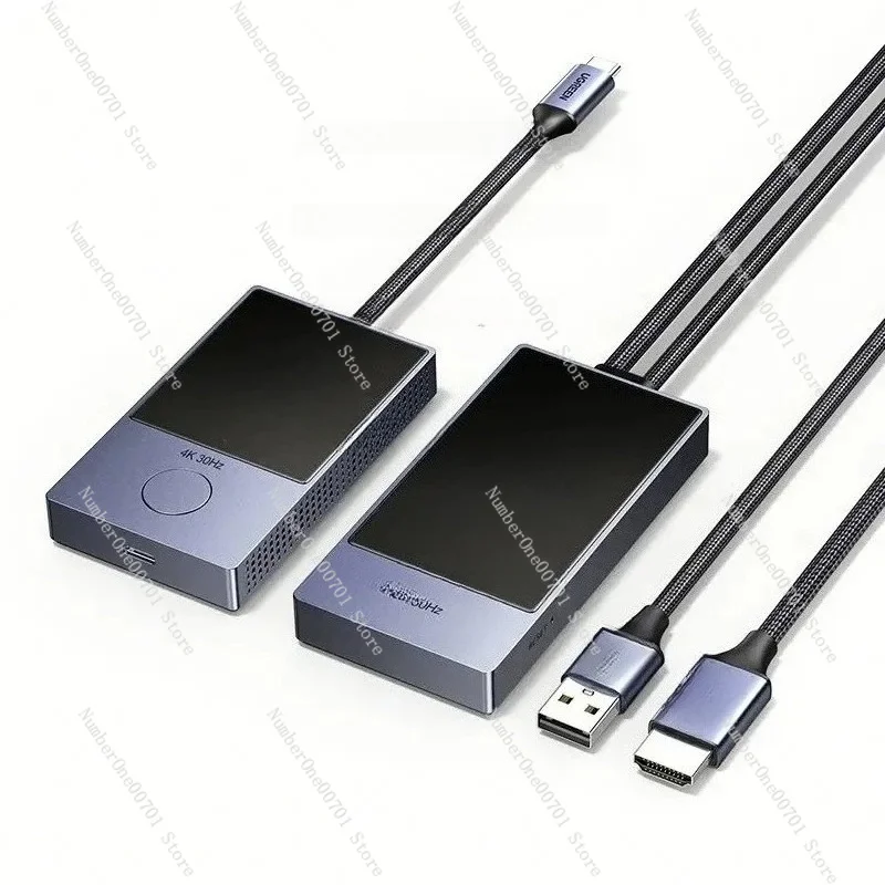 Wireless HD-MI Extender Video Transmitter & Receiver Kit 5G 30M Transmits Display Dongle for TV PC PS5/4 Monitor
Wireless HD-MI Extender Video Transmitter & Receiver Kit 5G 30M Transmits Display Dongle for TV PC PS5/4 Monitor