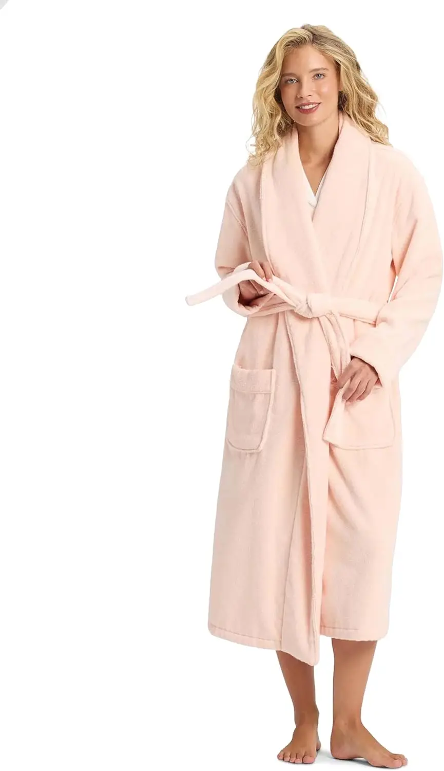 Luxury Bath Robe for Women and Men, 60% Cotton 40% Viscose from Bamboo, Soft and Cozy
Luxury Bath Robe for Women and Men, 60% Cotton 40% Viscose from Bamboo, Soft and Cozy