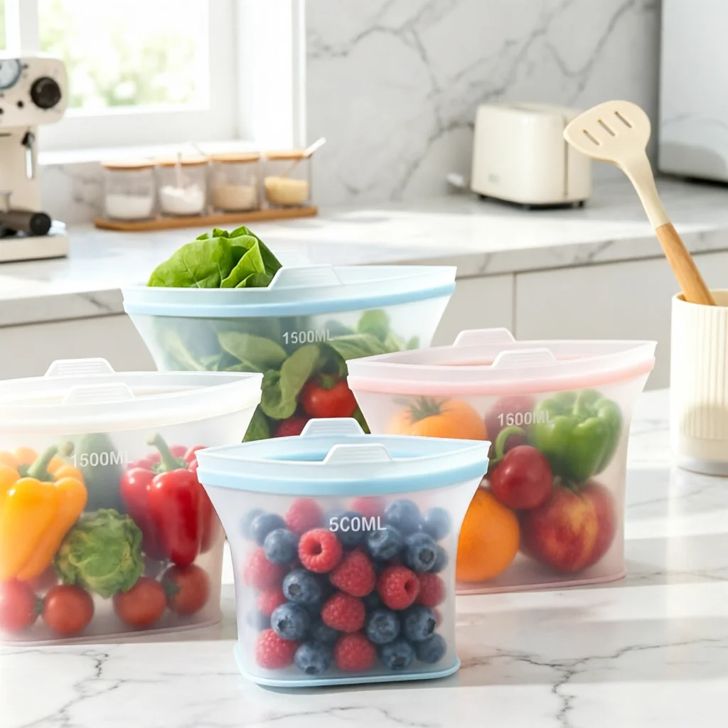 Say Goodbye to Plastic Waste - Airtight Silicone Food Bags with Zip Seal | Microwave & Dishwasher Safe | Reusable Sandwich Bags
Say Goodbye to Plastic Waste - Airtight Silicone Food Bags with Zip Seal | Microwave & Dishwasher Safe | Reusable Sandwich Bags