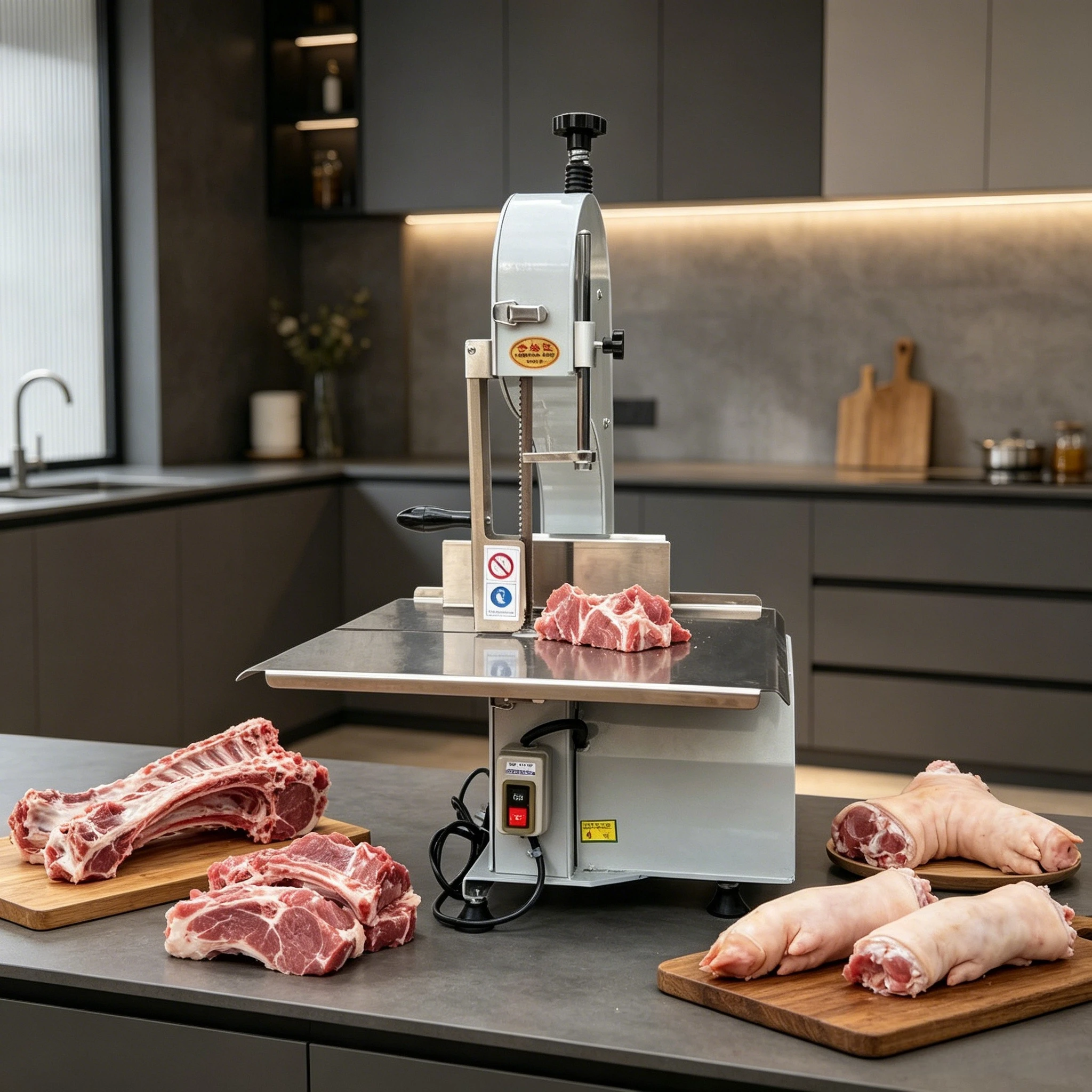 Factory Supply Commercial Household Electric Bone Saw Machine High Efficiency Big Bone Frozen Meat Cutter for Supermarket
Factory Supply Commercial Household Electric Bone Saw Machine High Efficiency Big Bone Frozen Meat Cutter for Supermarket