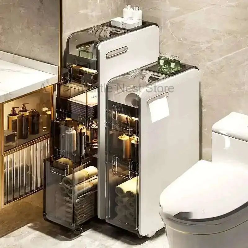 Nordic Simple Storage Racks Household Drawer-type Bathroom Cabinet Floor-standing Multi-layer Kitchen Narrow Gap Storage Cabinet
Nordic Simple Storage Racks Household Drawer-type Bathroom Cabinet Floor-standing Multi-layer Kitchen Narrow Gap Storage Cabinet
