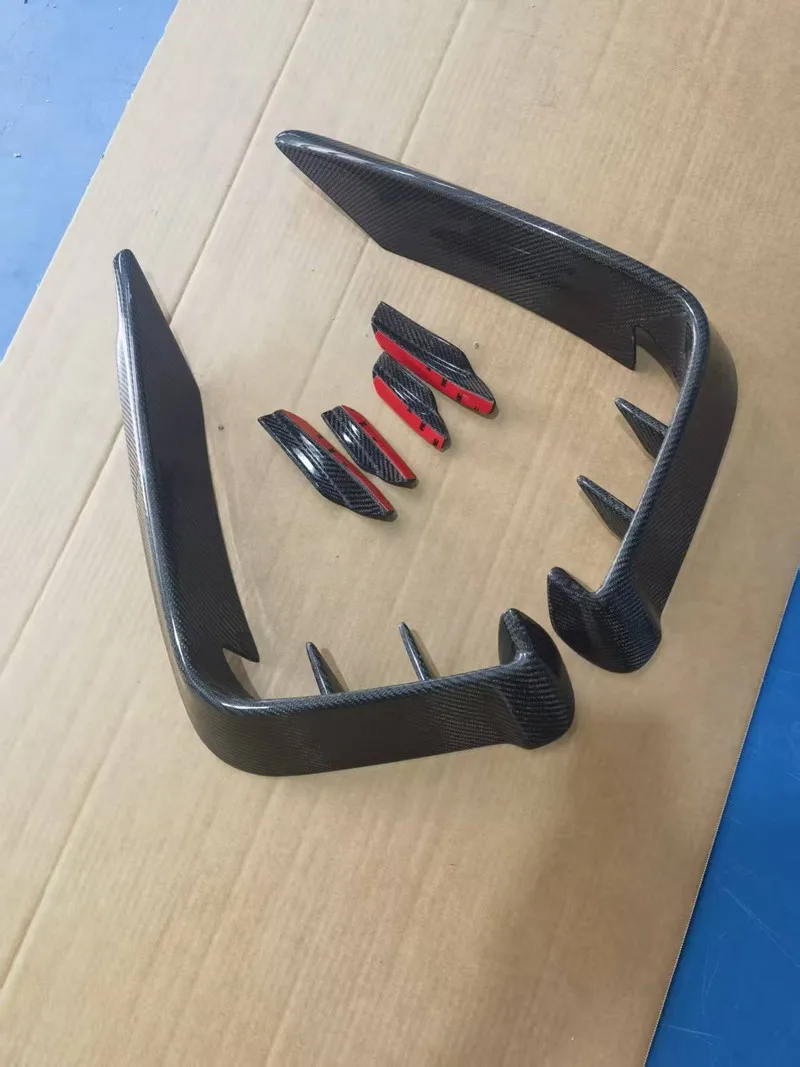 For Audi TT RS 08-15 Carbon Fiber Front Bumper Splitters Canards Fins diffusers
For Audi TT RS 08-15 Carbon Fiber Front Bumper Splitters Canards Fins diffusers