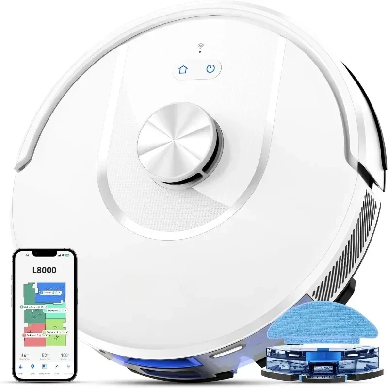 Robot Vacuum and Mop Navigation Robot Vacuum Automatic Charging Good for Pet Hair Carpet Hard Floors
Robot Vacuum and Mop Navigation Robot Vacuum Automatic Charging Good for Pet Hair Carpet Hard Floors