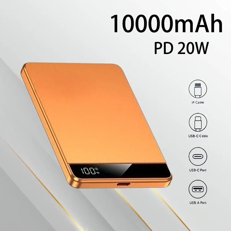 Magnetic Wireless Power Bank 10000mAh 20Wh Fast Charging Portable External Battery Charger For Emergency Travel Daily Use
Magnetic Wireless Power Bank 10000mAh 20Wh Fast Charging Portable External Battery Charger For Emergency Travel Daily Use