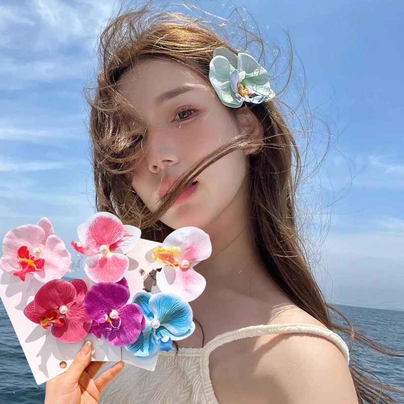 Orchid Flowers Hair Clips for Women Bohemian Hairpin 6PCS Bridal Barrette Beach Wedding Artificial Flower Hair Accessories 2025
Orchid Flowers Hair Clips for Women Bohemian Hairpin 6PCS Bridal Barrette Beach Wedding Artificial Flower Hair Accessories 2025