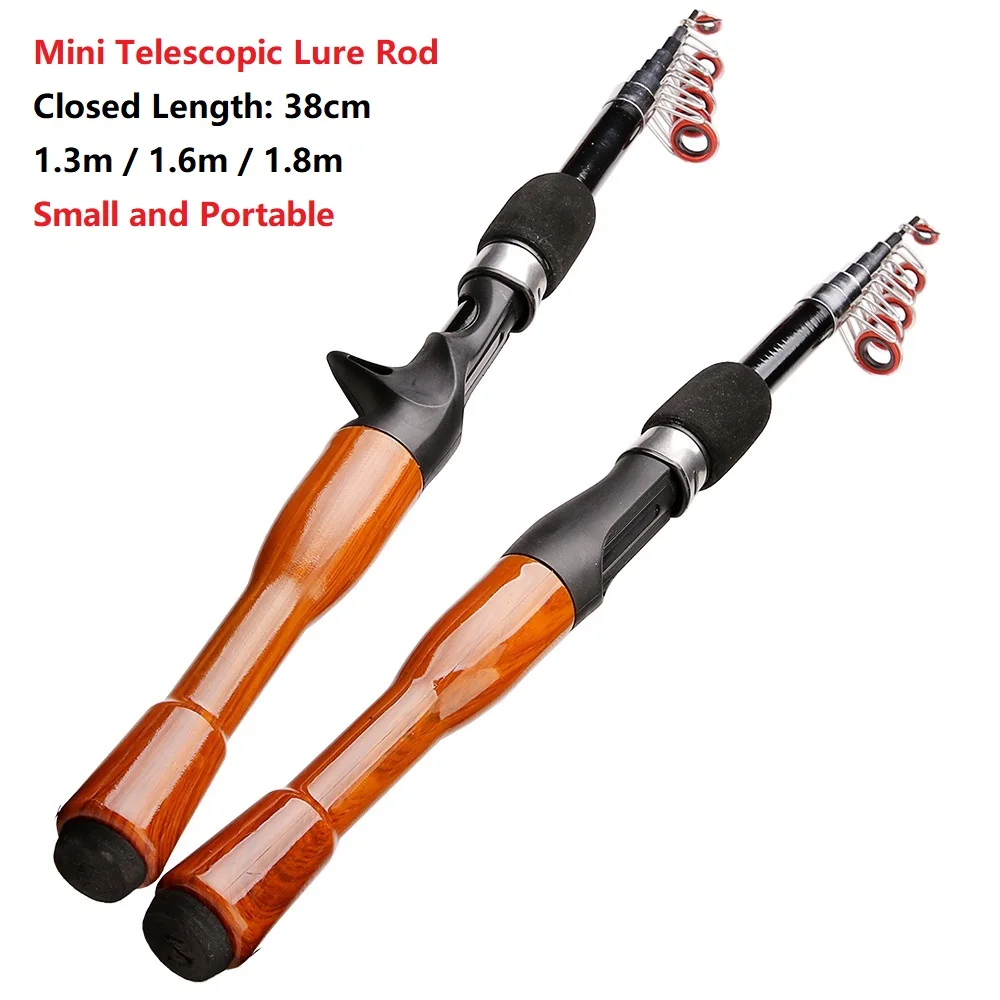 Mini Portable Telescopic Fishing Rod Carbon Maximum Resistance: 8 KG Spinning Casting
Mini Portable Telescopic Fishing Rod Carbon Maximum Resistance: 8 KG Spinning Casting