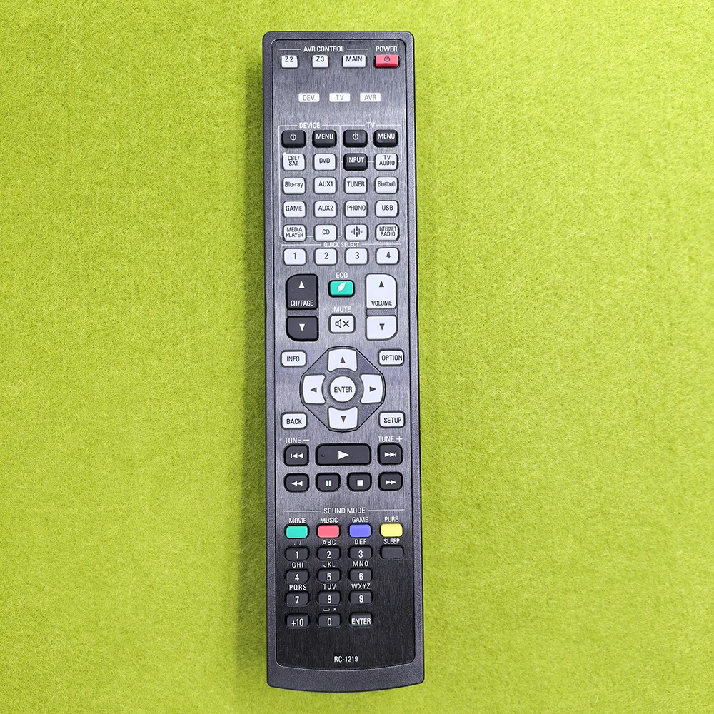 Оригинальный пульт дистанционного управления RC-1219 для AV-ресивера DENON AVR-X4300W AVR-X5200 AVR-X5200W AVR-X6200 AVR-X6300 AVR-X6300H AVR-X6300W
Оригинальный пульт дистанционного управления RC-1219 для AV-ресивера DENON AVR-X4300W AVR-X5200 AVR-X5200W AVR-X6200 AVR-X6300 AVR-X6300H AVR-X6300W