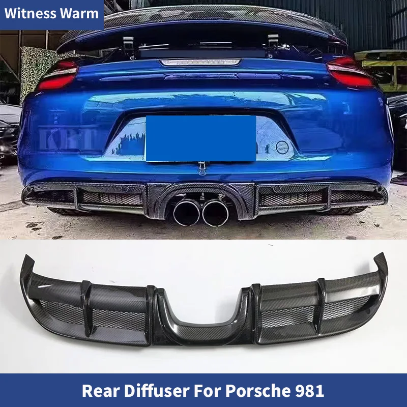 Задний диффузор из углеродного волокна, бампер, спойлер для Porsche 981 Cayman Boxster, комплект кузова автомобиля 2014 2015
Задний диффузор из углеродного волокна, бампер, спойлер для Porsche 981 Cayman Boxster, комплект кузова автомобиля 2014 2015