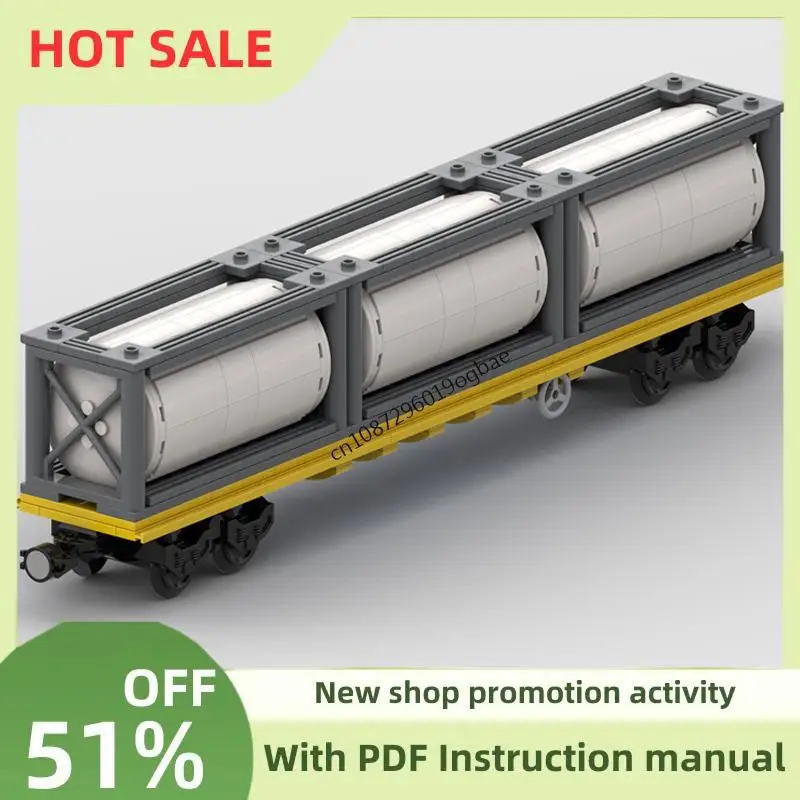 New 617Pcs City Technical Train Tracks Railway Moc Flat Car 60Ft Model Building Blocks Diy Creative Ideas Kids Toy Birthday Gift
New 617Pcs City Technical Train Tracks Railway Moc Flat Car 60Ft Model Building Blocks Diy Creative Ideas Kids Toy Birthday Gift