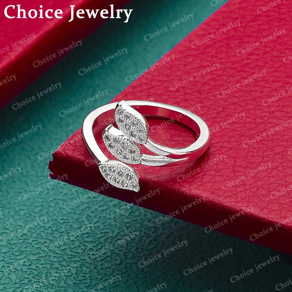 Кольцо из стерлингового серебра 925 пробы с цирконом и кристаллами в форме листа для женщин, регулируемый размер, модное украшение, идеально подходит для повседневных аксессуаров
Кольцо из стерлингового серебра 925 пробы с цирконом и кристаллами в форме листа для женщин, регулируемый размер, модное украшение, идеально подходит для повседневных аксессуаров