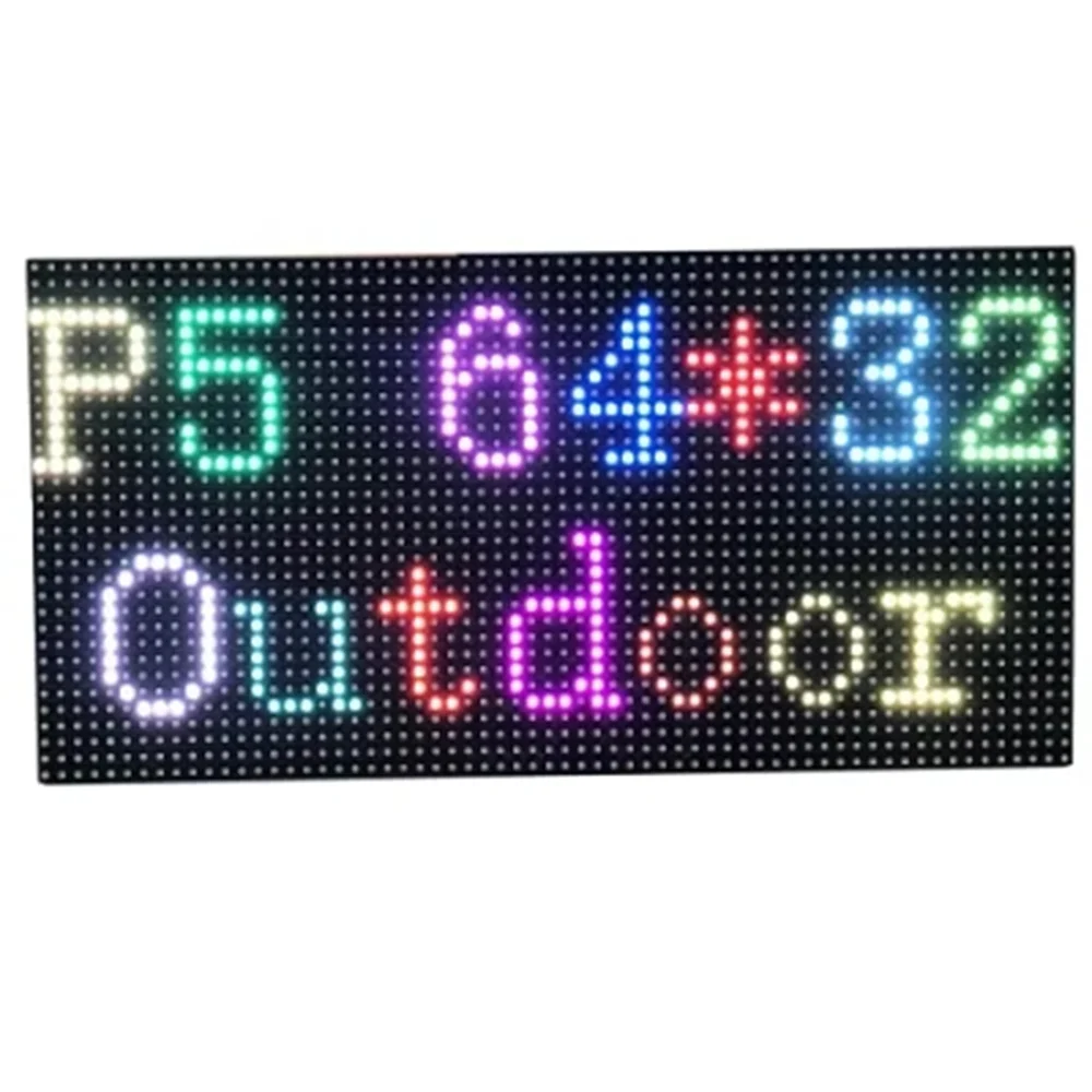 Фотонная матрица P5 Открытый SMD 3IN1 RGB светодиодный матричный модуль 64x32 пикселей Видеодисплей Полноцветная панель 1/8 сканирования 320 мм x 160 мм 
Фотонная матрица P5 Открытый SMD 3IN1 RGB светодиодный матричный модуль 64x32 пикселей Видеодисплей Полноцветная панель 1/8 сканирования 320 мм x 160 мм